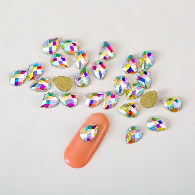 Стразы для ногтей новый кристалл AB необычные украшения | Дом и сад