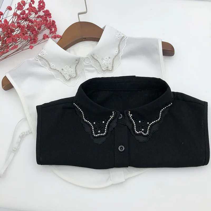 

Korean Wild Fake Collars for Women Sweater Dress Decoration Lady Shirt Detachable Collar Removable Blouse Tops False Collars