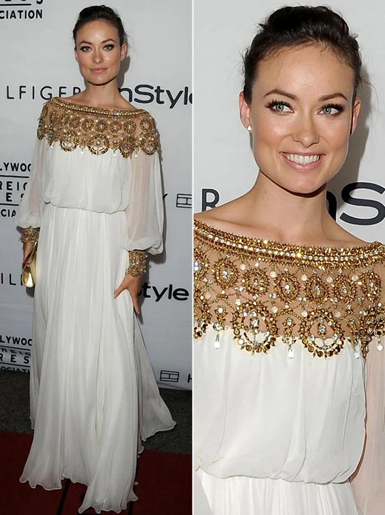 Женское длинное вечернее платье белое винтажное макси с бусинами весна лето