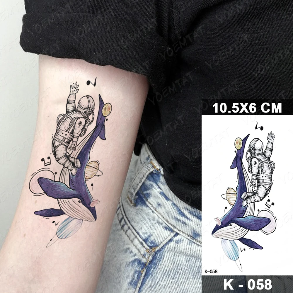 Waterproof Temporary Tattoo Sticker Dream Catcher Owl Flash Tatoo Music Fox Forest Bird Arm Wrist Fake Tatto For Body Art Women | Красота и