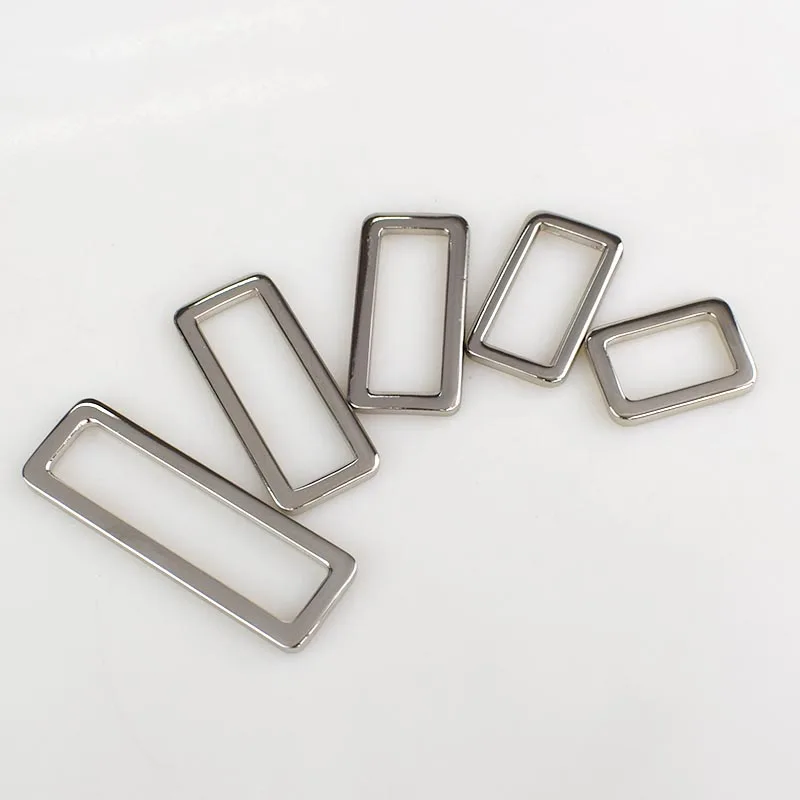 silver 5/10 шт. Meetee металлический мешок пряжки регулируемый ремень лямки застежка для рюкзак обувь с ремешком в виде буквы ошейник аксессуары «сделай сам» - Цвет: silver