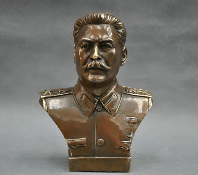 

Russian Leader Joseph Stalin Bust Bronze Statue