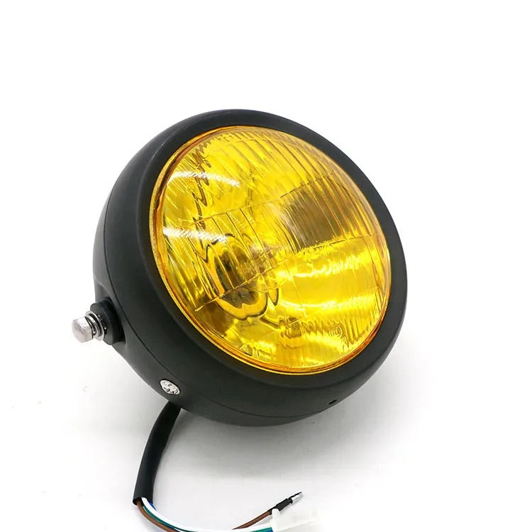 Передняя фара мотоцикла Refit Retro галогенная универсальная для Harley Chopper Bobber Custom Cruiser