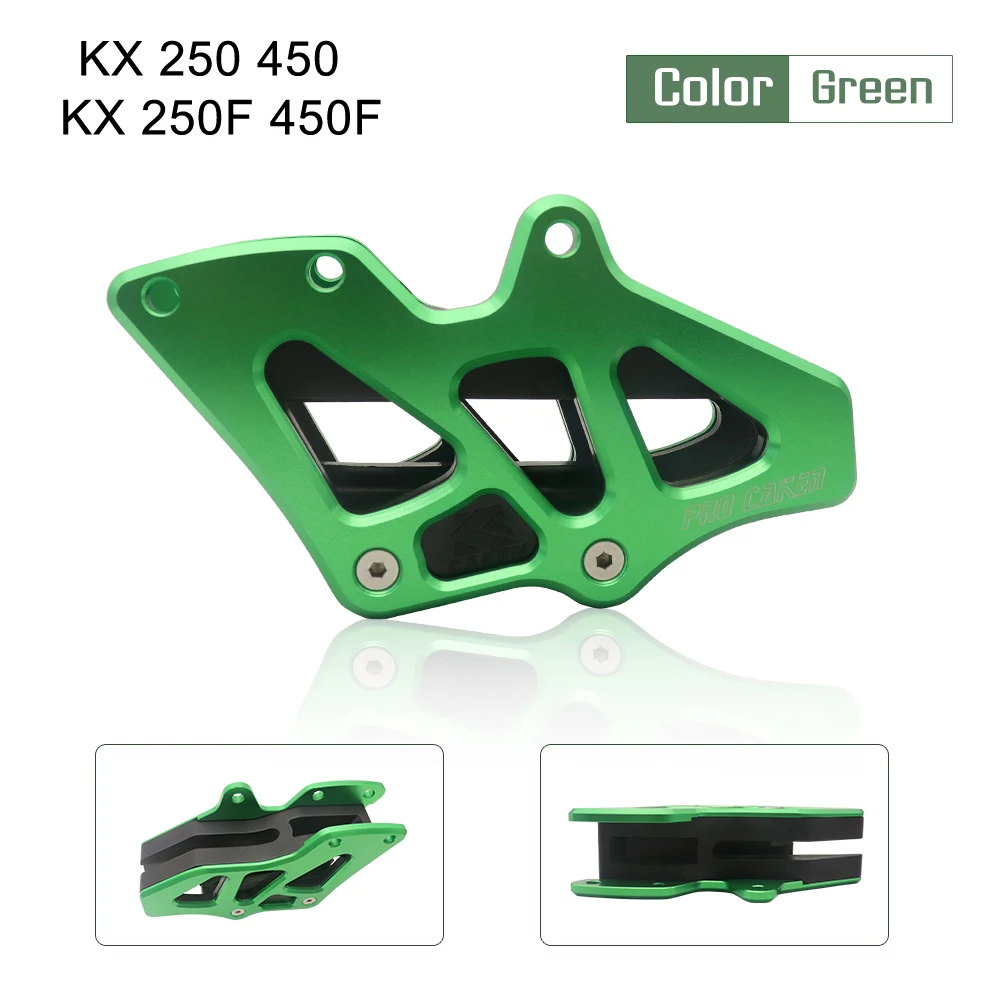 Защитная направляющая цепи CNC для мотоцикла Kawasaki KX 250 450 250F 450F KX250F KX450F KX250 KX450 KLX450R KLX