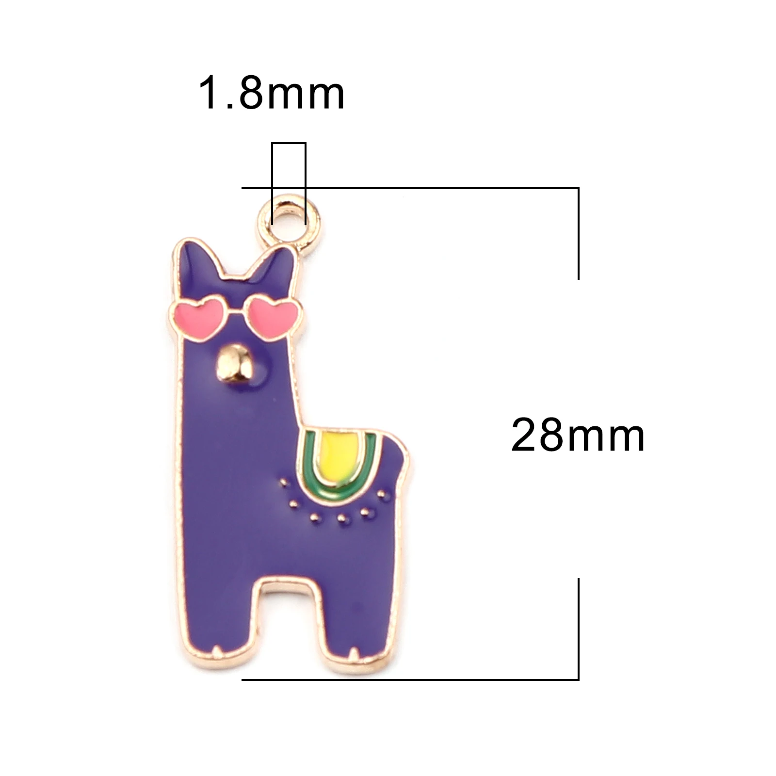Подвески из цинкового сплава в виде животных для изготовления браслетов 10 шт. |