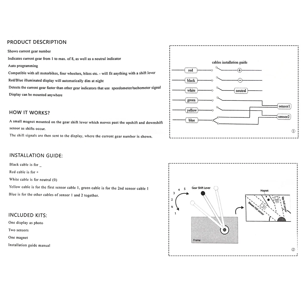 SCL Гоночный Мотоцикл Универсальный водонепроницаемый мотоцикл вездеход