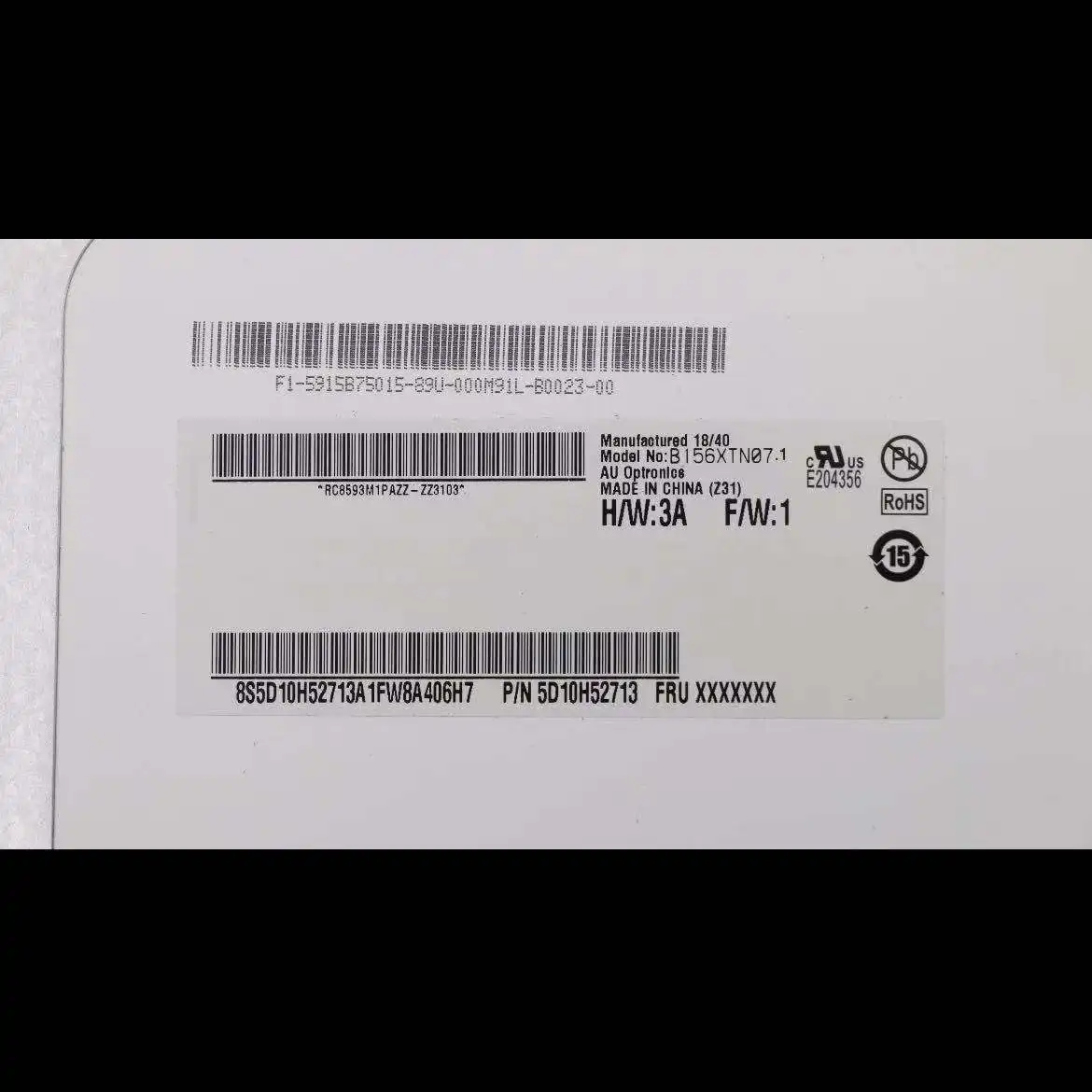 Подходит для ноутбука 320-15ABR LCD 15 6 1920*1080 30PIN номер N156BGA-EA2 NT156WHM-N42 FRU 5D10K93435 5D10K81086 5D10K81097