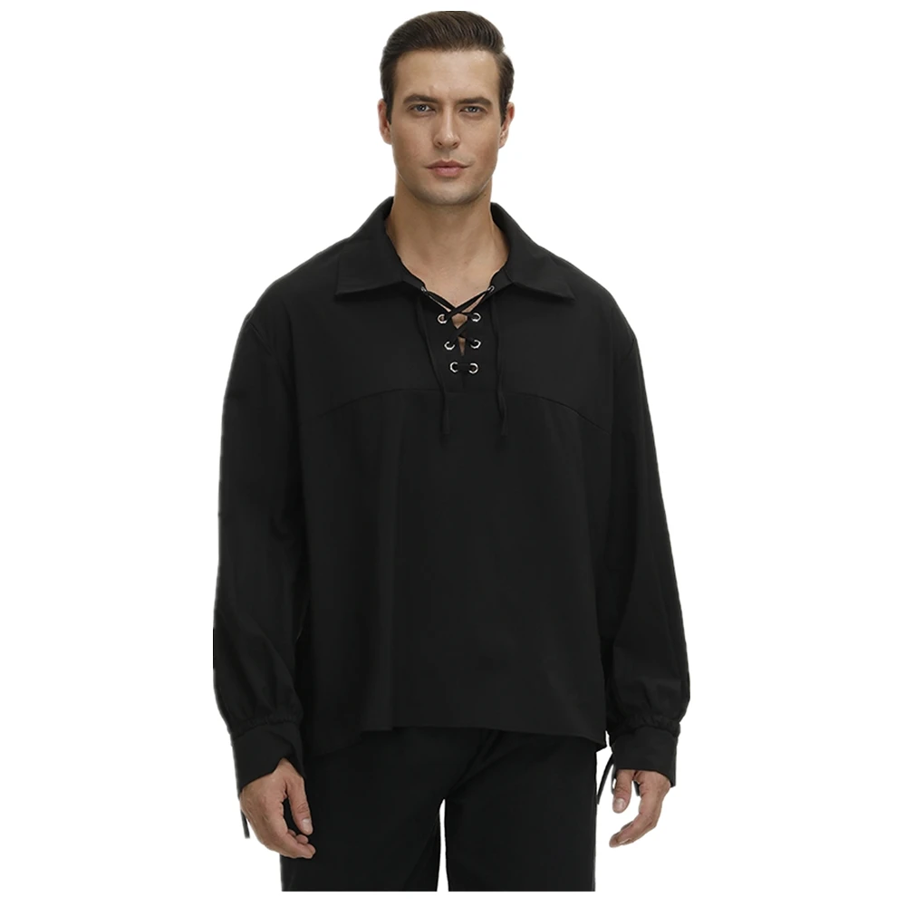 pirate shirt for men renaissance medieval white t shirt pirate costume puffy shirt free global shipping