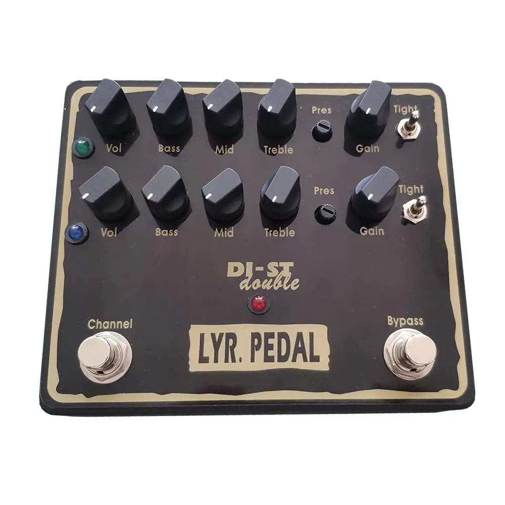 LYR PEDALS（LY-ROCK）,Guitar distortion effect pedal,heavy distortion pedal ,FREDMAN classic  effect pedal,black,True bypass