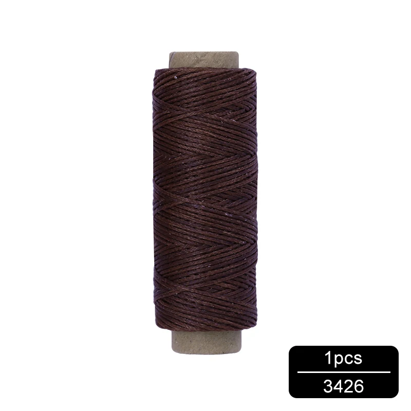 NO.3426 MIUSIE 1 шт. 50 м 150D 1 мм кожаный вощеный шнур для DIY инструмент для рукоделия ручная строчка плоская Вощеная швейная линия - Цвет: NO.3426