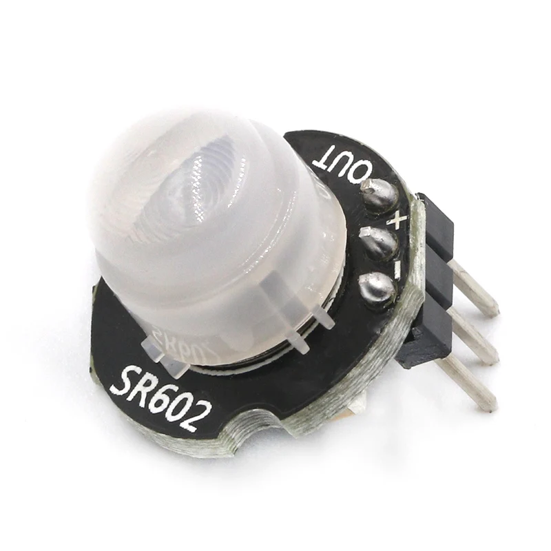SR602 MINI Motion Sensor Detector Module Pyroelectric Infrared PIR kit sensory switch Bracket for arduino Diy With lens | Инструменты