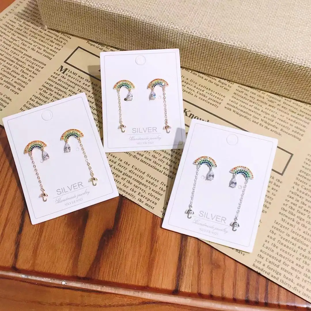 Оригинальные серьги из стерлингового серебра 925 пробы Женские Модные