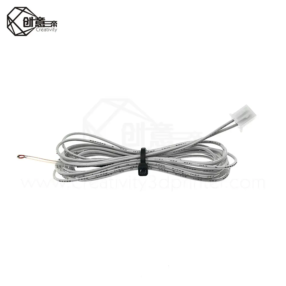 5 шт./лот 100K ohm NTC 3950 Термисторы датчики с кабелем запчасти для 3D принтеров