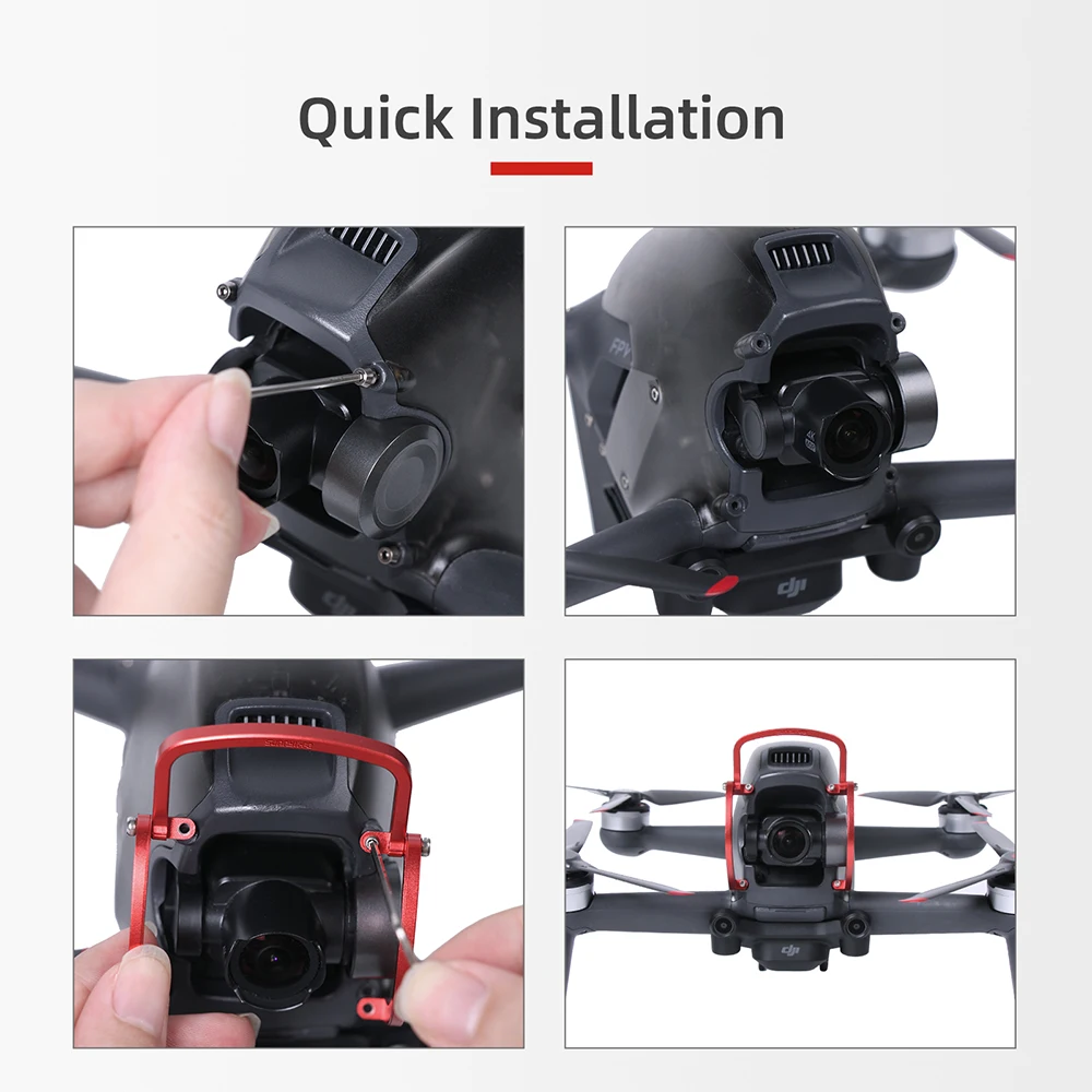 

Gimbal Bumper Protection Bar For DJI FPV COMBO Anti-Drop Protector PTZ Aluminum Alloy Guard Drone Protective Accessoriess