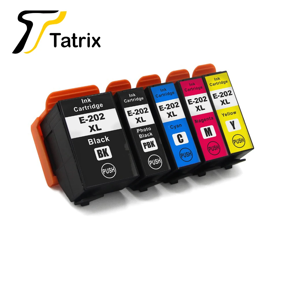 Совместимый картридж Tatrix E 202XL T202 XL с полными чернилами для принтера Epson flashXP 6000 XP6000