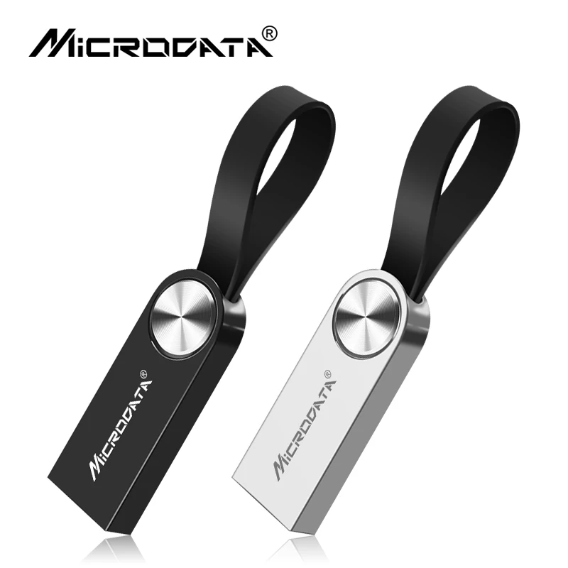 Серебристый/черный металлический флеш-диск usb 2 0 32 ГБ 16 высокоскоростной