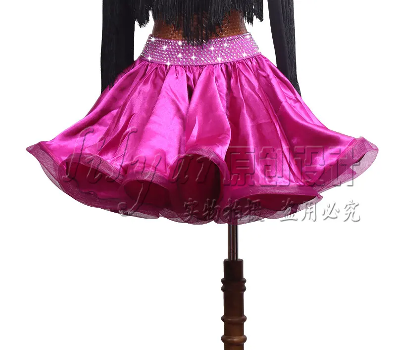 Роскошный костюм для латинских танцев девочек платье соревнований детские