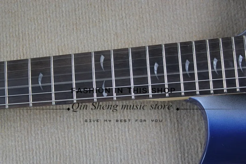 Электрическая гитара акулы с корпусом из липы тромоло мост Кленовая шея гриф