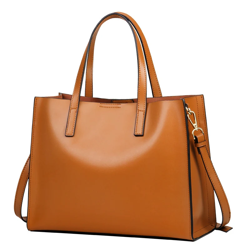 Сумка из натуральной кожи Высококачественная деловая сумка Большая