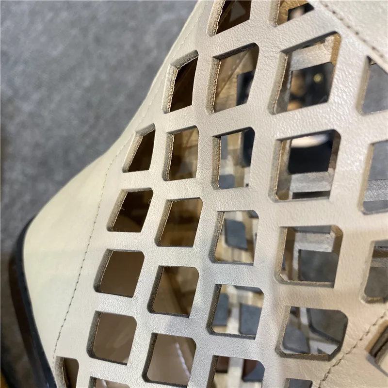 Beli Sandal Top Wanita Berongga Musim Panas Sepatu Bot Sandal Gaya Roma Kasual Sandal Gladiator Renda Wanita Jalanan Ukuran Besar 43