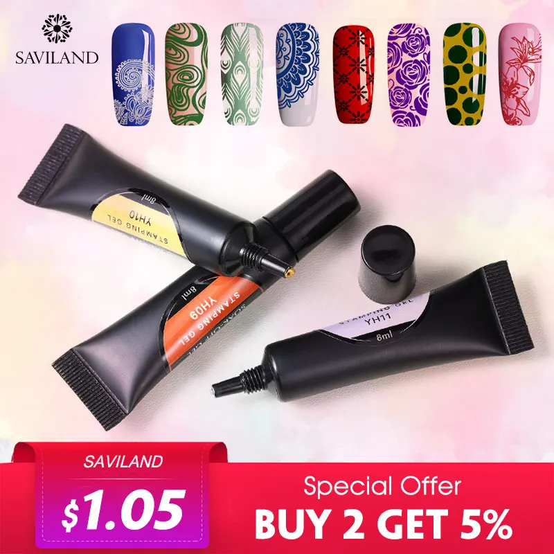 SAVILAND 8 мл Лак для ногтей Полупостоянный светодиодный Гибридный лак отмачиваемый