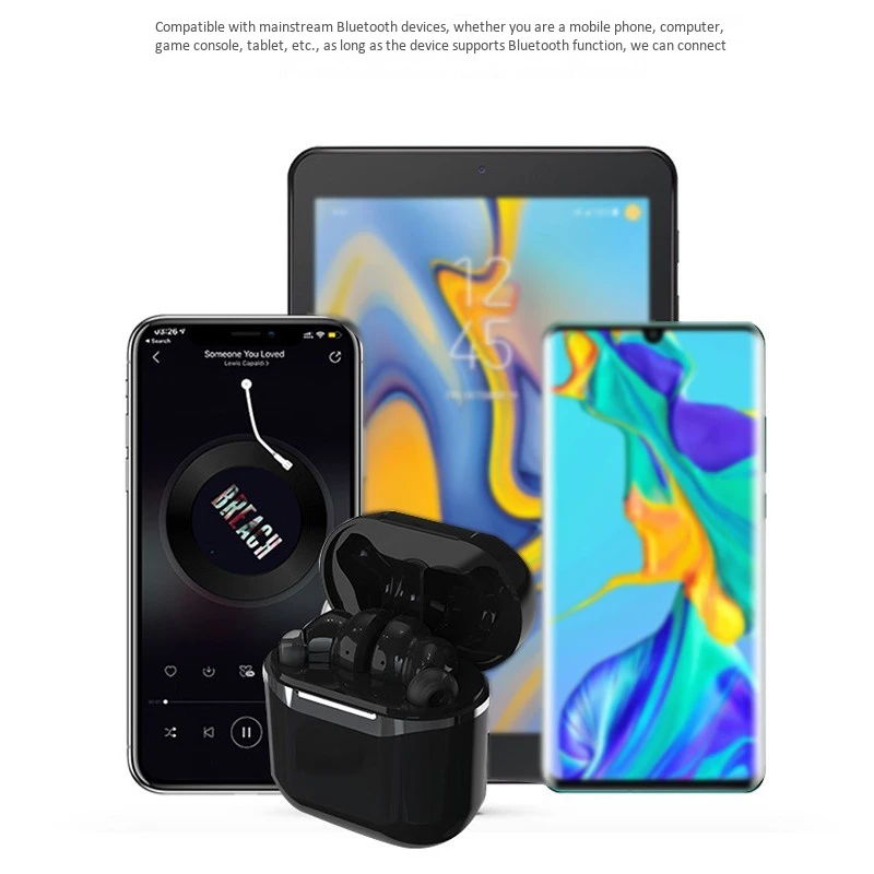 

Bilateral Stereo Sleep Headset New Wireless Bluetooth Headset Wireless In-Ear Headset