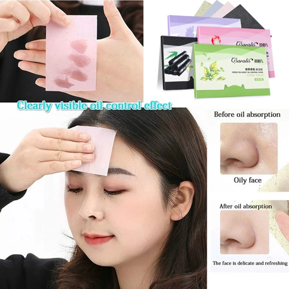 80 шт./упак. портативные Матирующие салфетки для сужения пор инструменты макияжа