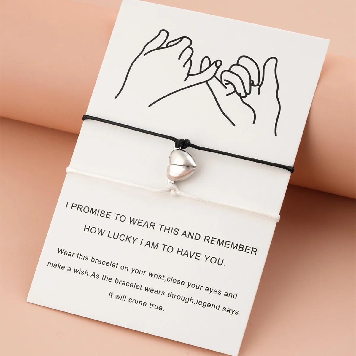 

2pcs Magnetic Bracelet Red Rope Heart Pendant Charm Couple Bracelets for Lover Friend Men Women Braid Rope Bracelets