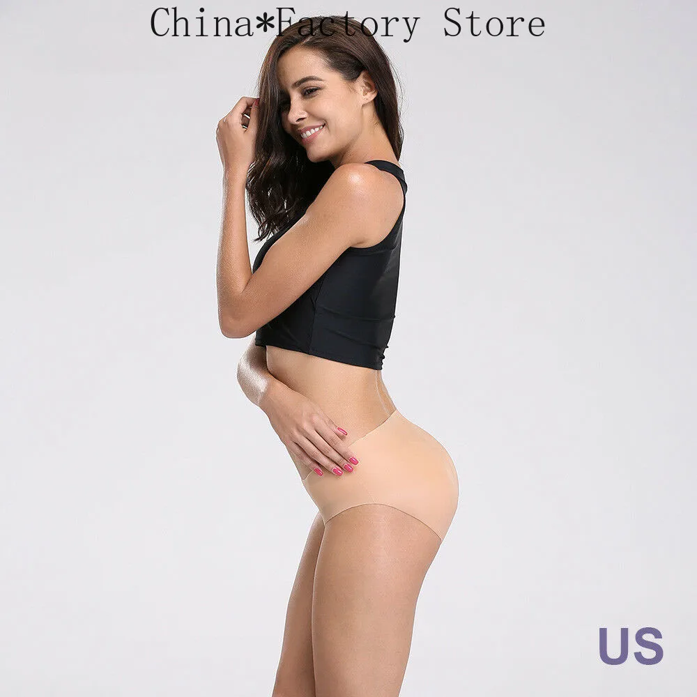 New Fashion Sexy Full Silicone Underwear Butt Enhancer Trangle Pant Body Pads Shaper Wear Body Shapewear Pants Gift