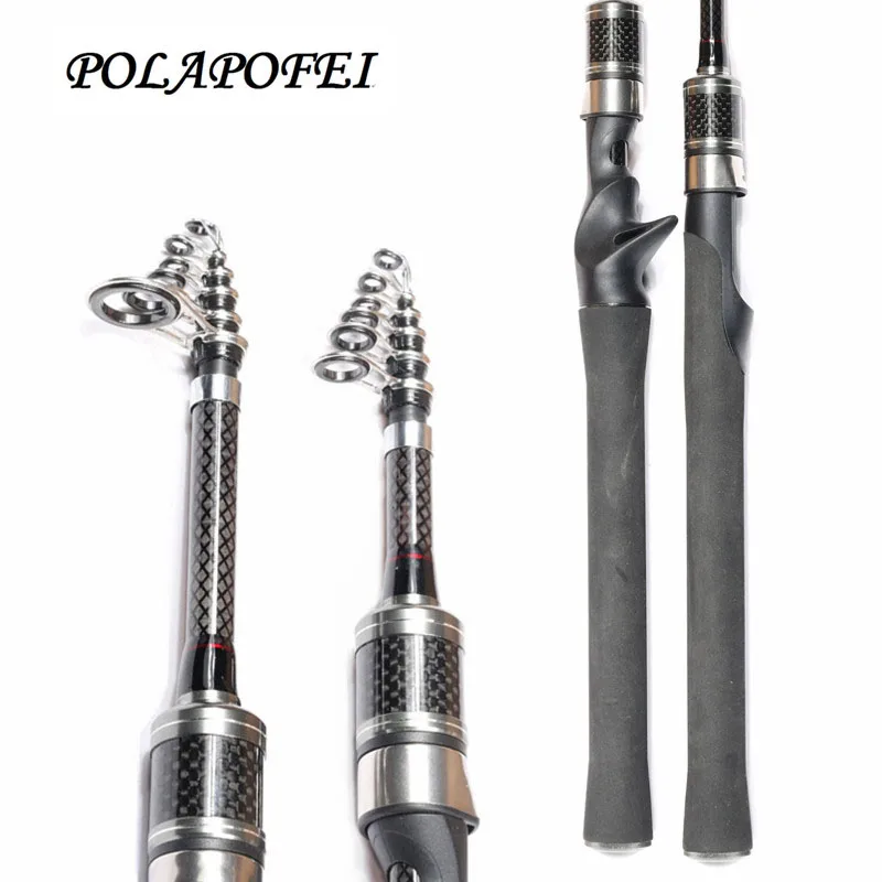 Телескопическая удочка из углеродного волокна спиннинговое удилище для заброса
