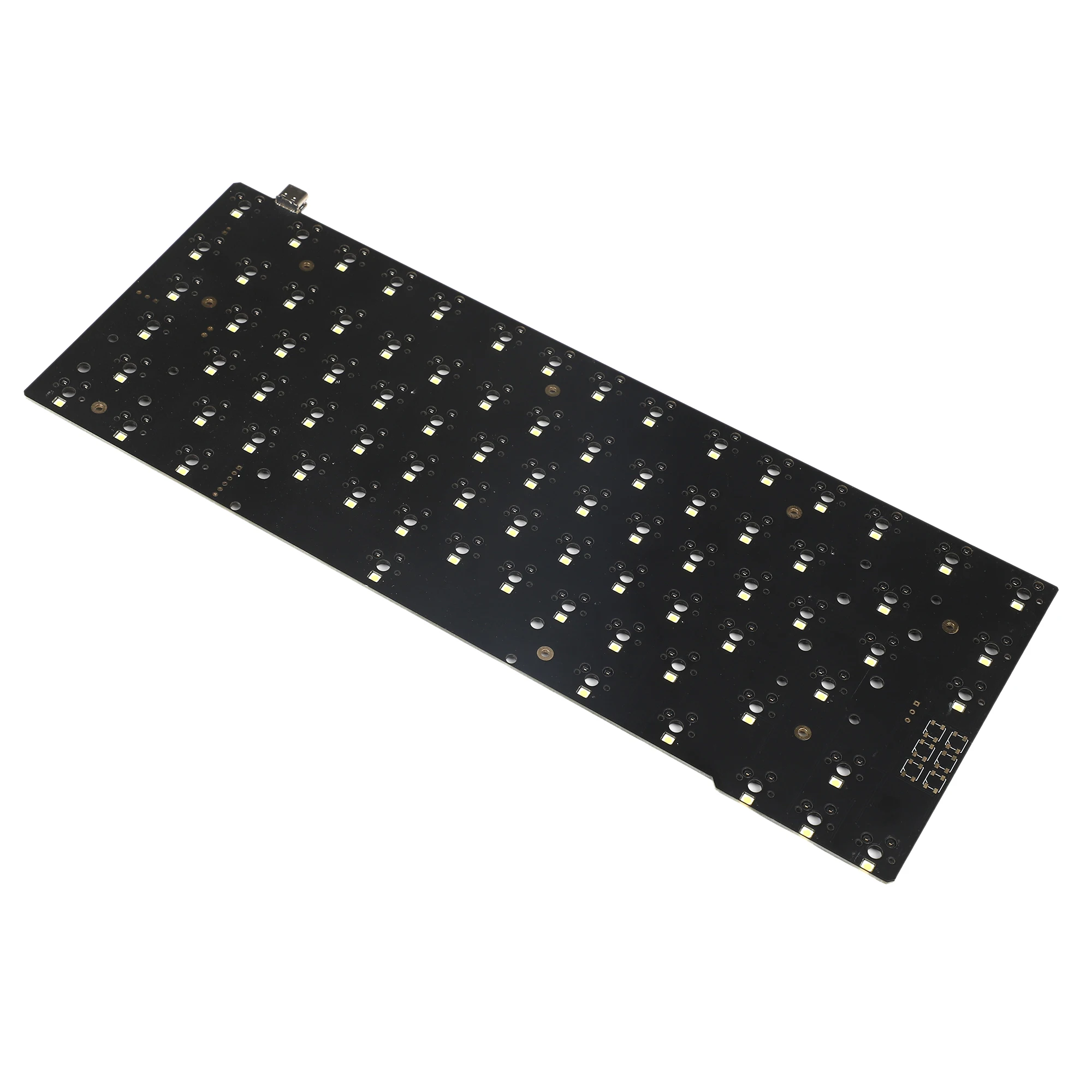 ID80 V2 ANSI ISO Hotswap PCB | QMK через Hot Swapple подсветка RGB белый SMD LED PCB | Для механической клавиатуры V1 V2 MX