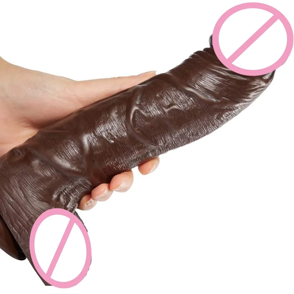 10,2 дюймовый супер большой реалистичный пенис огромный фаллоимитатор секс-игрушка  для женщин мастурбатор точка G секс-дилдо с сильной присоской большой член  пенис | AliExpress