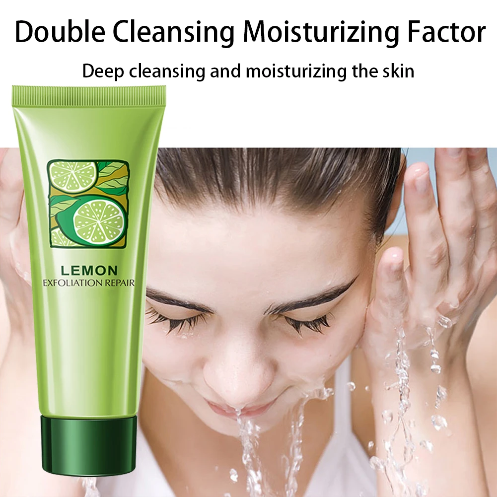 Пилинг стойкий питательный очищающий Отшелушивающий гель для лица Прыщи удаляют