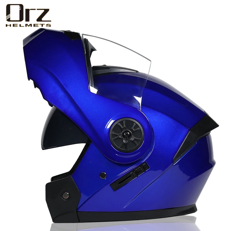 Бесплатная доставка мотоциклетный шлем с двойными линзами на все лицо качество