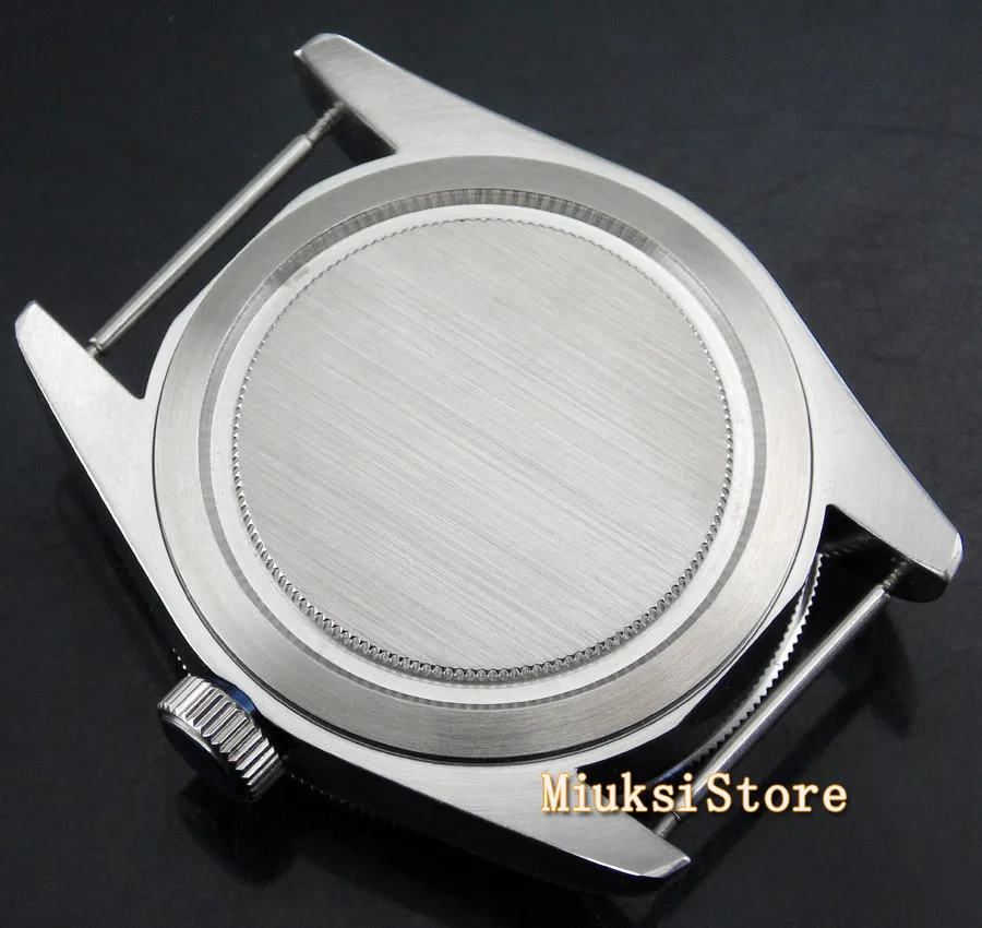 Чехол для часов с синим сапфировым стеклом 41 мм подходит ETA 2836/2824 Mingzhu 2813 Miyota 82 series