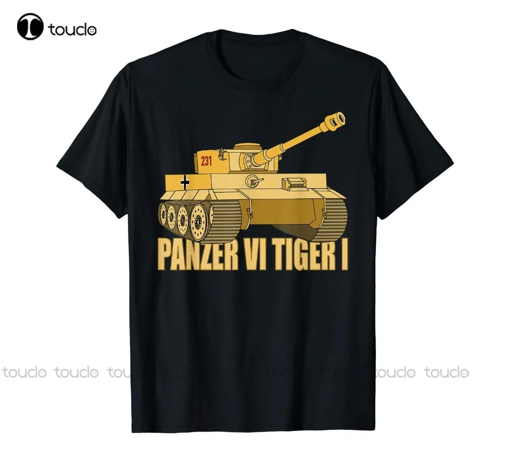 

Panzer Vi Tiger I Tank T Shirt Gift Ww2 German Army Art T Shirts Fashion O Neck Men Short-Sleeve Casual Tee Shirts