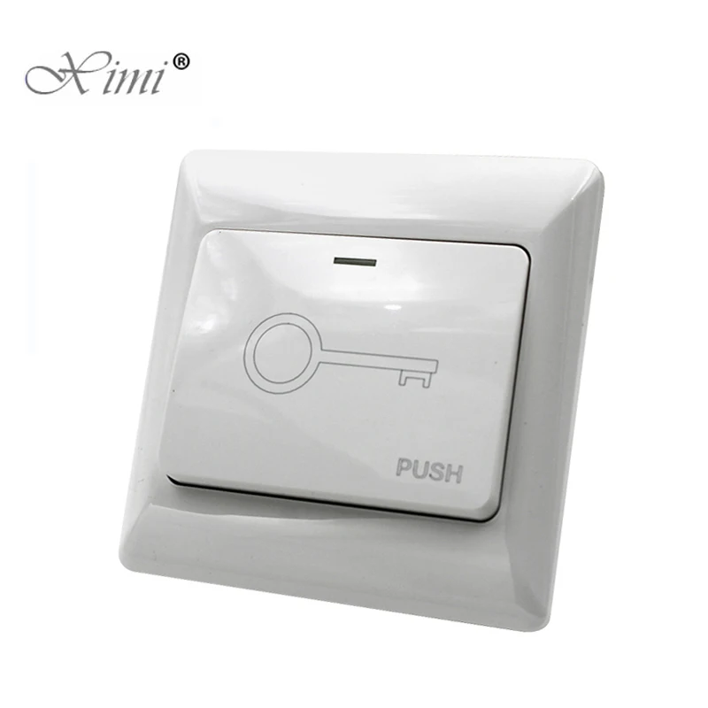 Устанавливаемая кнопка выхода с нижней коробкой для RFID считывателя открытой