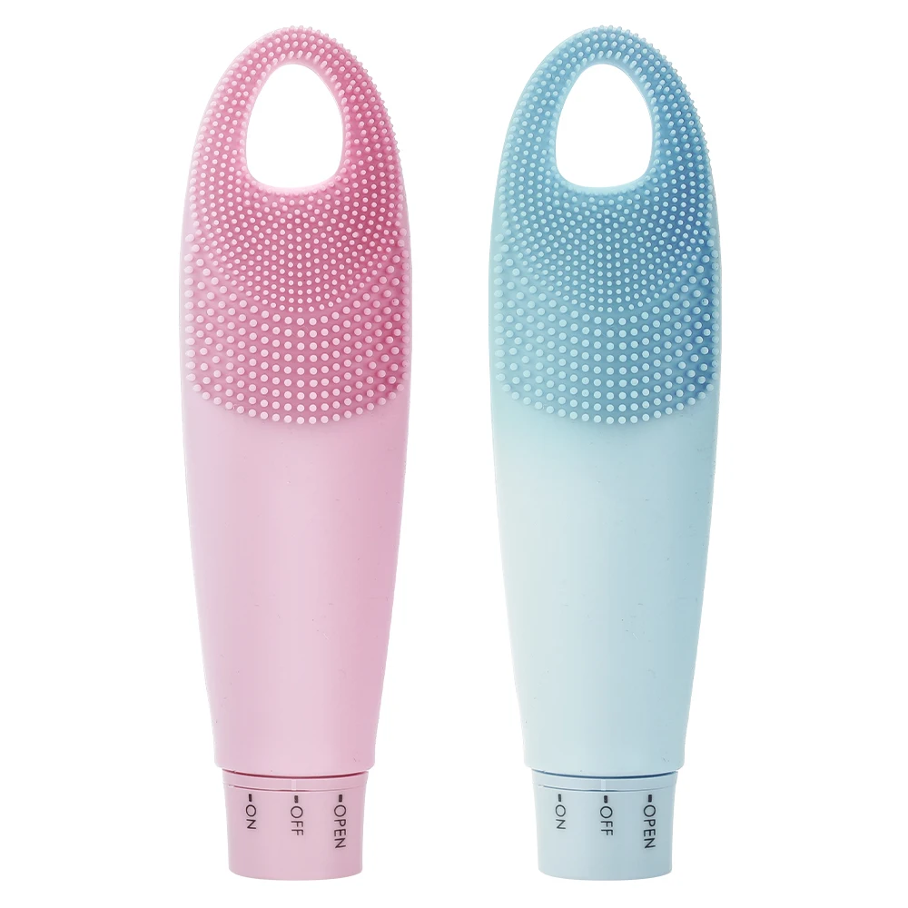 

Водонепроницаемый силикон электрическая Очищающая щетка для лица Уход за кожей лица для чистки мини-Массажная щетка стиральная машина кре...