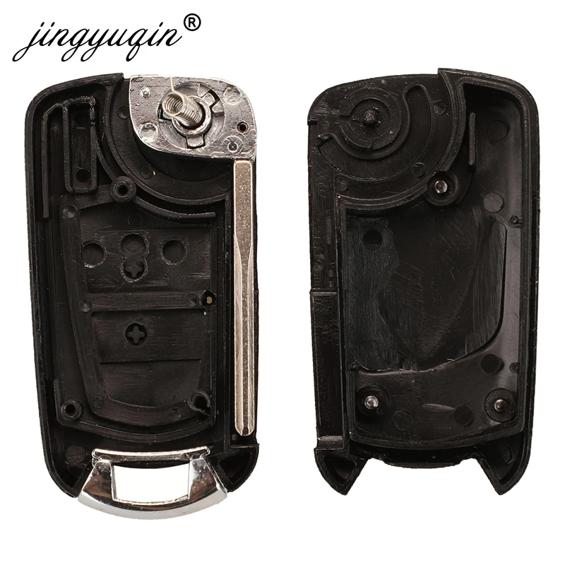 jingyuqin 10pcs 2BT Modified Flip Car Remote Key Shell For Vauxhall Opel Astra Zafira Vectra Omega HU100/HU46/HU43/YM28 Key Case images - 6