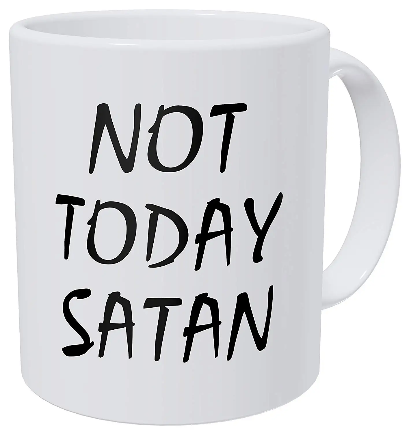 Not Today Satan - 11 унций забавные Кофе кружка | Дом и сад