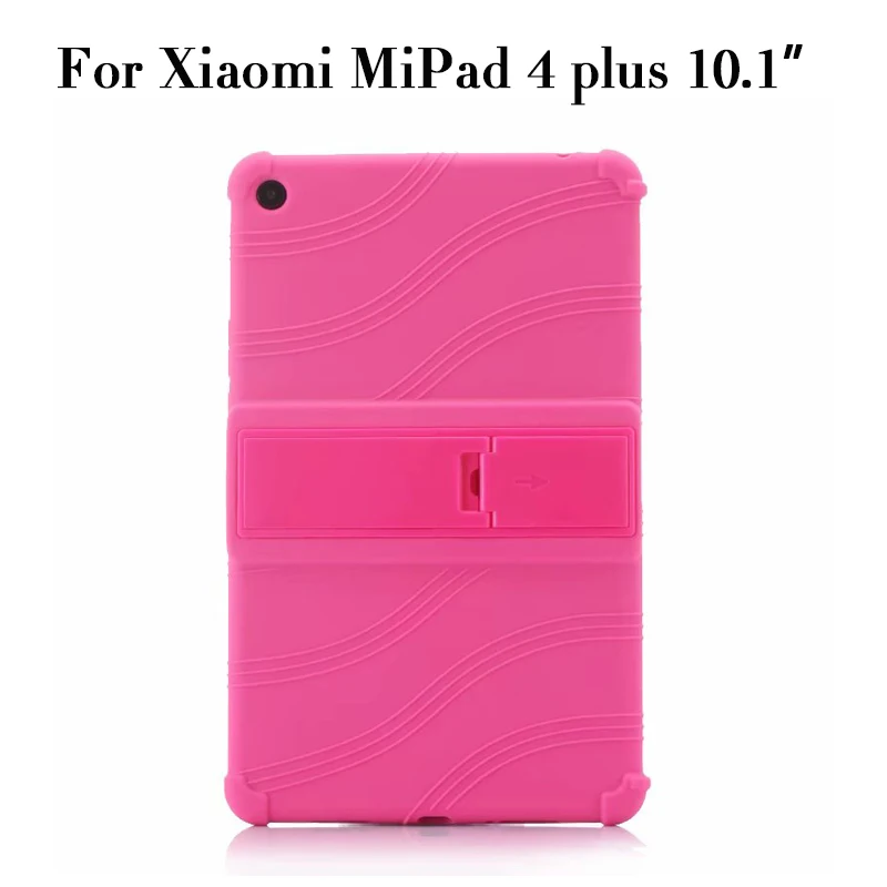 mipad4 plus rose red Силиконовый чехол для Xiaomi mi Pad 4 mi Pad4 mi pad 4 8," планшетный ПК Защитный чехол для Xiaomi mi Pad 4 plus mi Pad 4 plus 10,1" - Цвет: mipad4 plus rose red