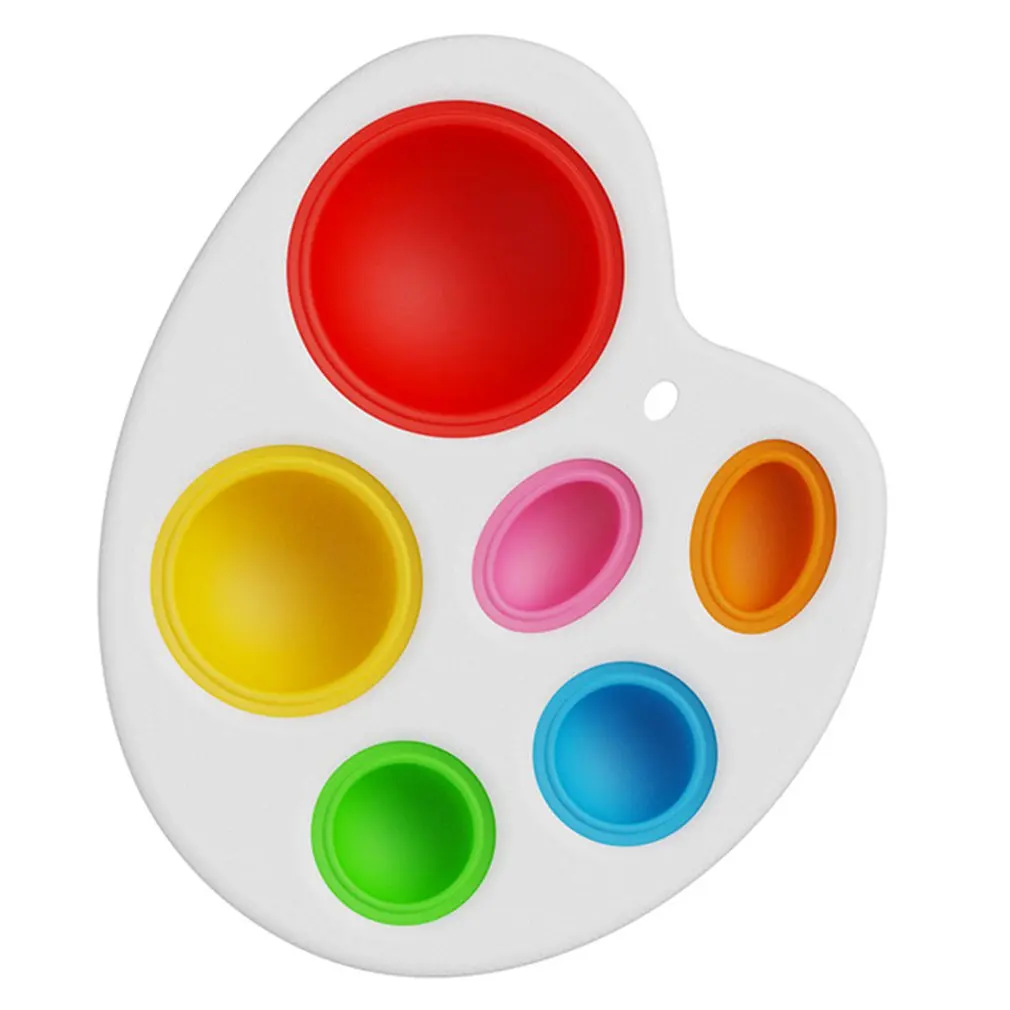 

Sensory Toys Depression Toys Silicone Flip Board Hand Grasping Board Intellectual Development Children's Toys