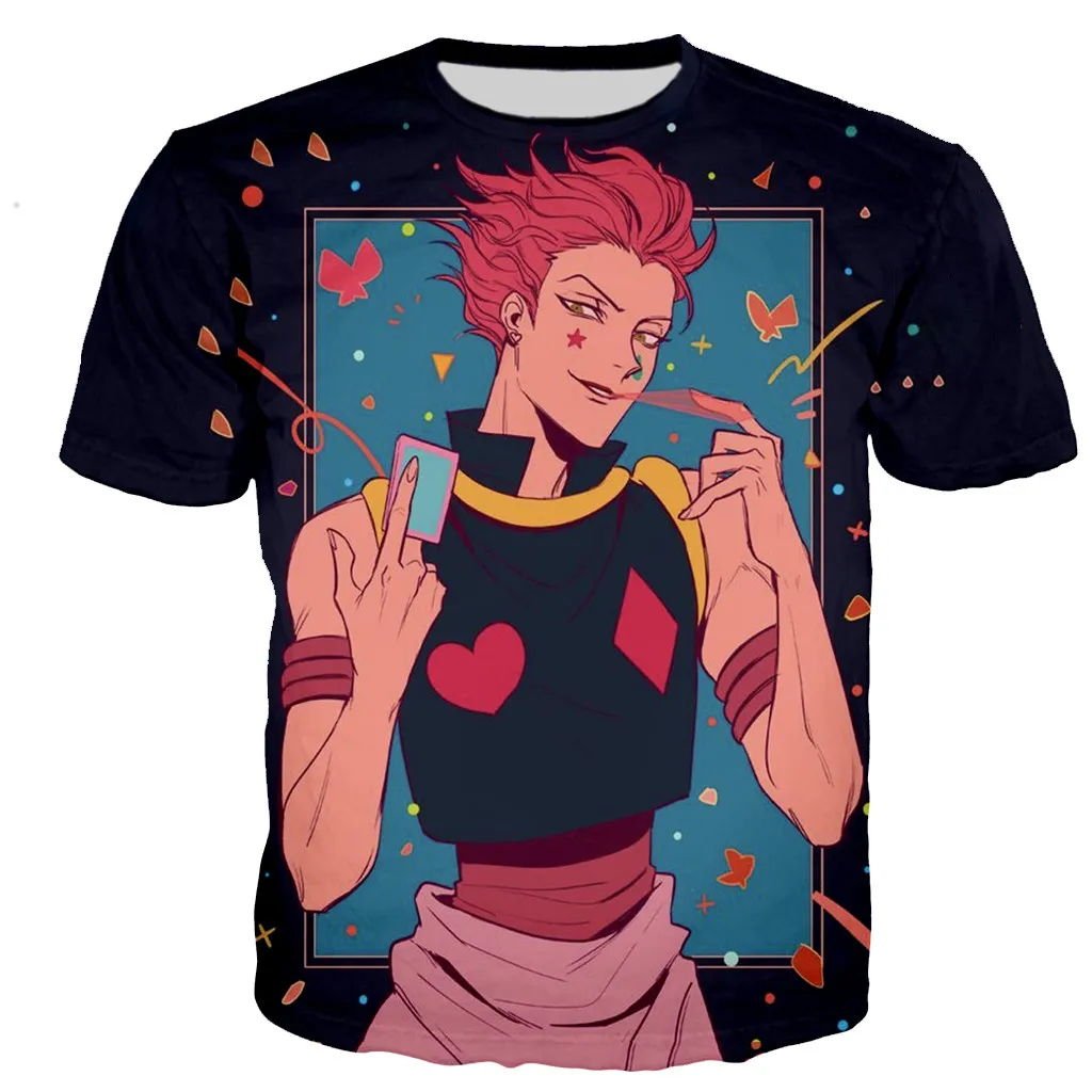 Футболка Мужская/женская с 3D принтом Hunter X Hisoka | Мужская одежда