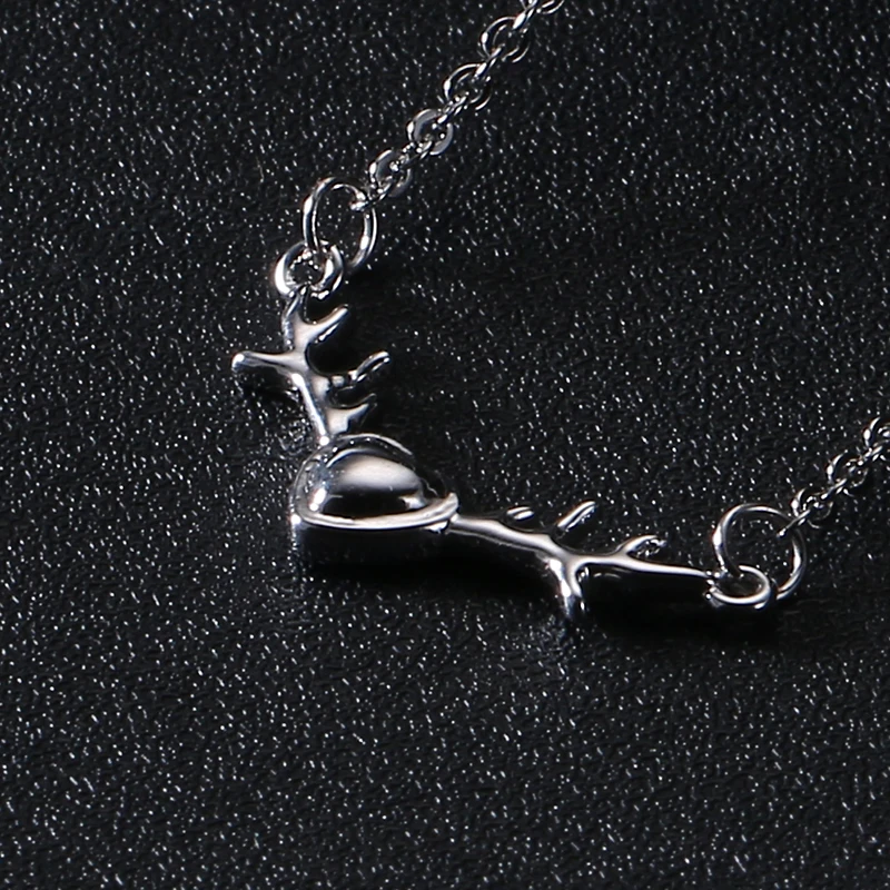 Гламурное ожерелье с подвеской в виде рога для взрослых рождественский подарок