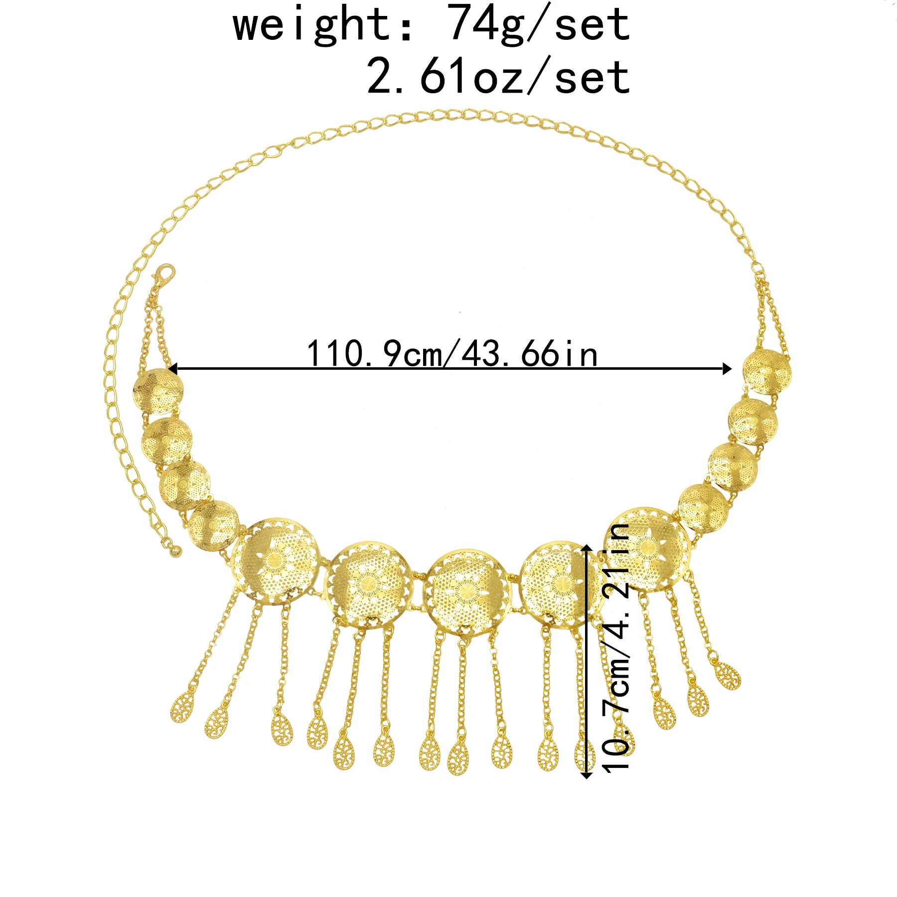 Индийские волосы тела ювелирное изделие металлическое живота платье для танцев