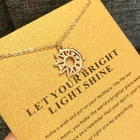 MOONXUAN полые Луна солнце звезда позолоченное ожерелье из сплава Очаровательная карта цепочка чокер Подвеска Ожерелье для женщин