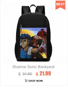 Shadow Sonic рюкзак Shadow The Hedgehog рюкзаки с рисунком высокого качества Сумка многофункциональная спортивная мужская-Женские трендовые сумки