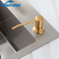 countertop 304 sus nickel brushed liquid soap dispensers 2018 wholesale stainless steel kitchen sink soap dispenser