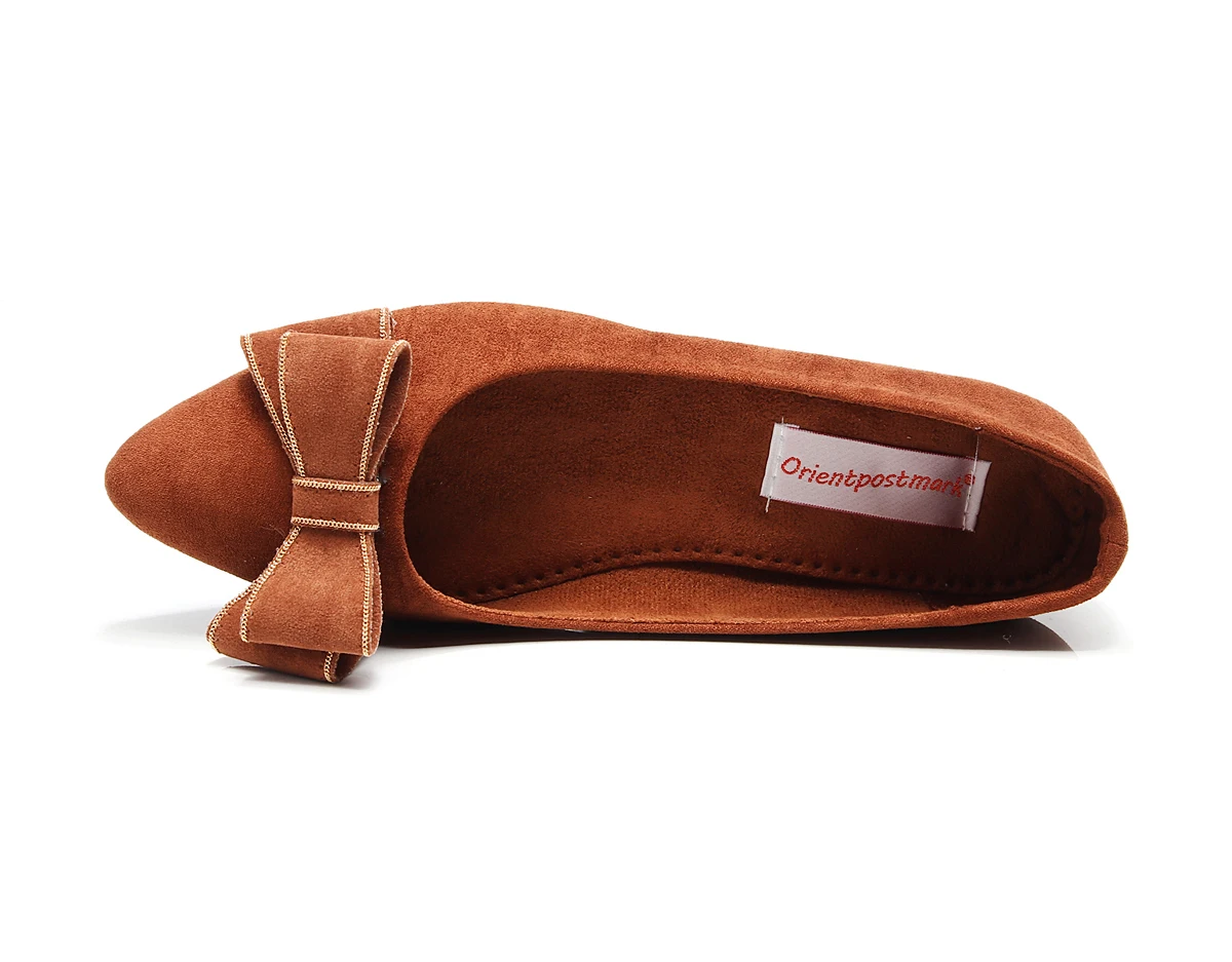 Лоферы женские весенние на плоской подошве с бантом | Обувь