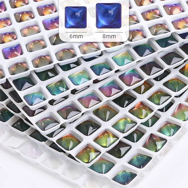 

Square Stones Nail Art Rhinestone Crystal For Clothing & Accessories Glue On Glass Rhinestones DIY Jewelry Making